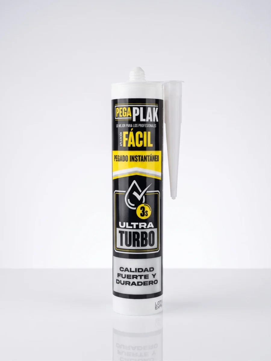 Cartucho de Pegaplak Ultra Turbo 3s, adhesivo de montaje de polímero MS de 280 ml